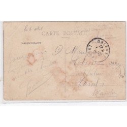 ORLEANS : café buvette - maison BARRE - quai Saint Laurent - état (traces et un coin plié)