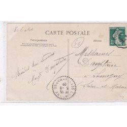 ROUGEMONT : intérieur de la verrerie - le soufflage - bon état