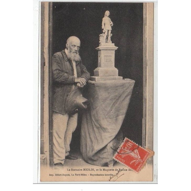 Le statuaire Hiolin et la maquette de Racine - très bon état Le statuaire Hiolin et la maquette de Racine - très bon état