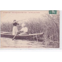 SAINTE OPPORTUNE DE LA MARE - la chasse aux canards - bon état (une petite déchirure)