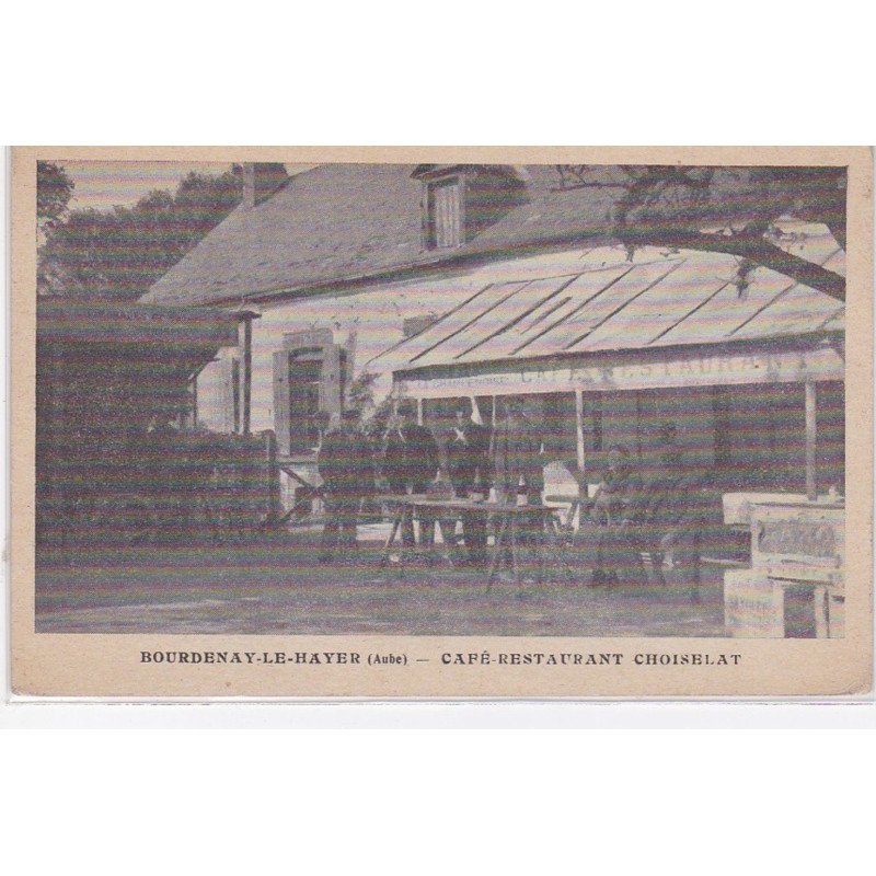BOURDENAY LE HAYER : café restaurant CHOISELAT - très bon état