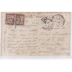 PARIS 16ème : carte photo d'une villa rue du docteur Blanche vers 1907 - très bon état