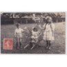 BOISSY SAINT LEGER : carte photo "fête des fleurs" - bon état (léger défaut d'angle)