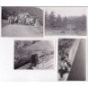 LOT DE 16 photos d'un tour de Corse en 1951 (facteur entre Porto Vecchio et Bonifacio, autobus, col de Verde (11x8cm)
