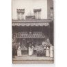 PARIS 14ème : carte photo d'une boucherie au 18 rue de la Gaieté - très bon état