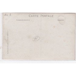 PARIS : carte photo de la distribution de pain pendant les inondations en 1910 (police- kiosque)- très bon état