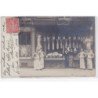 PARIS : carte photo de la boucherie CHARPENTIER - très bon état