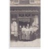PARIS : carte photo d'une blanchisserie - très bon état