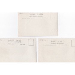 CALAIS : lot de 5 cartes photo vers 1910 (dont la gare) - très bon état