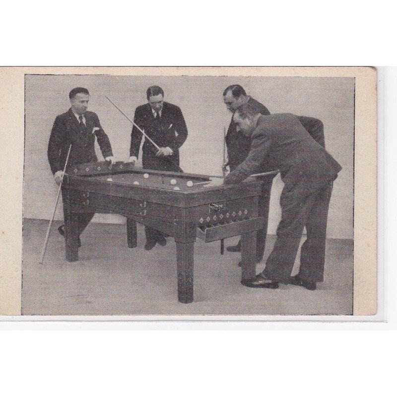 CHATOU : carte postale publicitaire des établissements OGER (billard - jeux) - très bon état