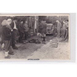 Environs de RETHEL : carte photo d'une scène de chasse - très bon état