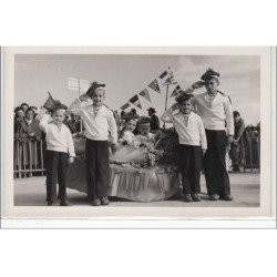 MENTON : février 1954 - CARTE PHOTO - très bon état