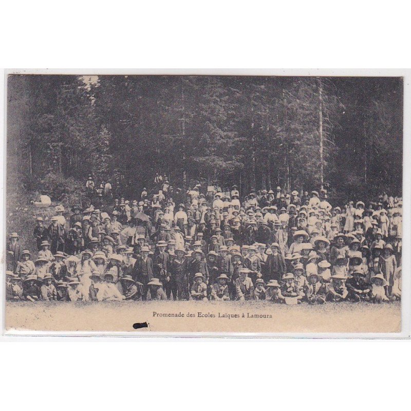 LAMOURA : promenade des écoles laïques - très bon état