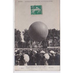 TOURS : grandes fêtes d'été - fêtes aéronautiques du champ de mars (ballon rond "le Zephir" - très bon état