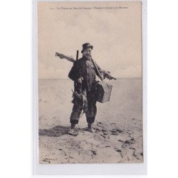 La chasse en Baie de Somme : chasseur revenant du hutteau - très bon état