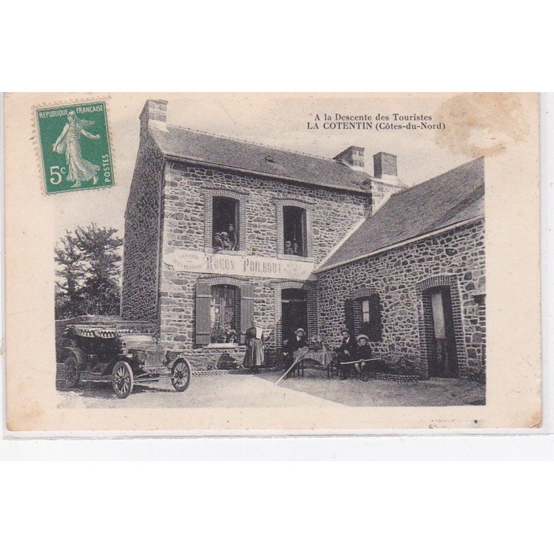 LA COTENTIN : épicerie café "a la descente des touristes" (ROHON POILBOUT) - état