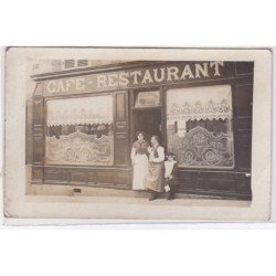 MAISONS LAFFITTE : carte photo du café-restaurant Rousseau - très bon état