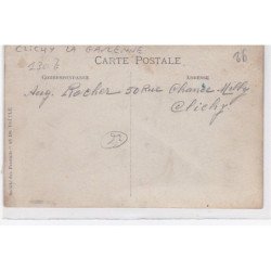 CLICHY LA GARENNE : carte photo du restaurant ROCHER Auguste (vins - accordeon) - très bon état