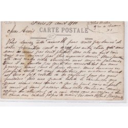 PARIS : carte photo du café restaurant "aux Inondés de 1910" (inondations) - très bon état