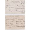 CLICHY LA GARENNE : lot de 2 cartes photos - très bon état