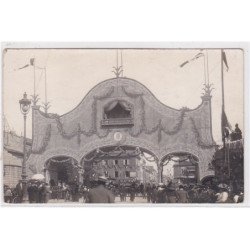 TOULOUSE : lot de 4 cartes photo des journées présidentielles (POINCARE ) - très bon état