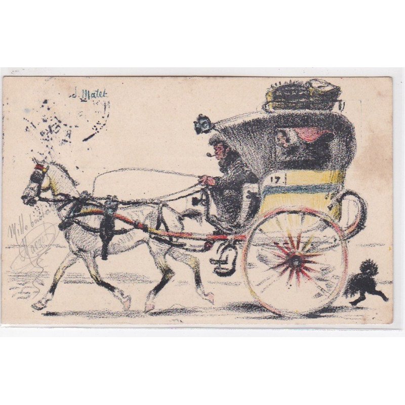 GALA HENRI MONNIER : carte postale illustrée par MATET - bon état