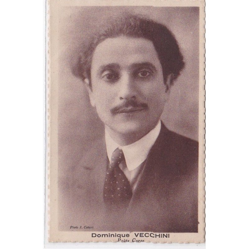 CORSE : portrait du poete Dominique VECCHINI - très bon état