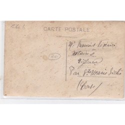 CORSE : carte photo d'un homme à cheval (près Sainte Marie SICHE ?)- très bon état