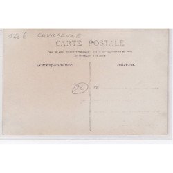 COURBEVOIE : carte photo du Rowing Club pendant les inondations (club d'aviron)rowing club - très bon état