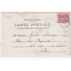 ROUEN : carte photo de la boulangerie au 132 rue Saint Sever - très bon état