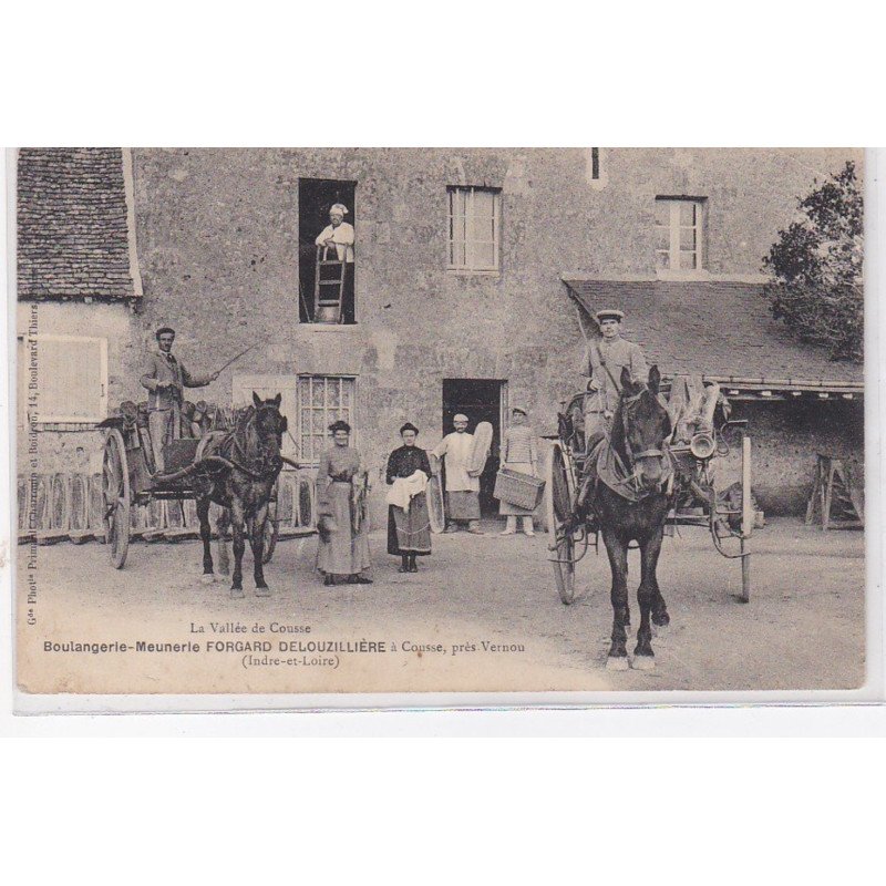 La vallée de COUSSE : boulangerie meunerie FORGARD DELOUZILLIERE à COUSSE près Vernou - état