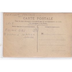 CLERMONT FERRAND : carte photo du café comptoir MARMIER BARGE ROSSI BONNEAU (photo cliche BIES)