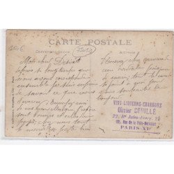 PARIS 11ème : carte photo du café BOUILLE au 22 boulevard Jules Ferry (vins liqueurs charbons) - très bon état