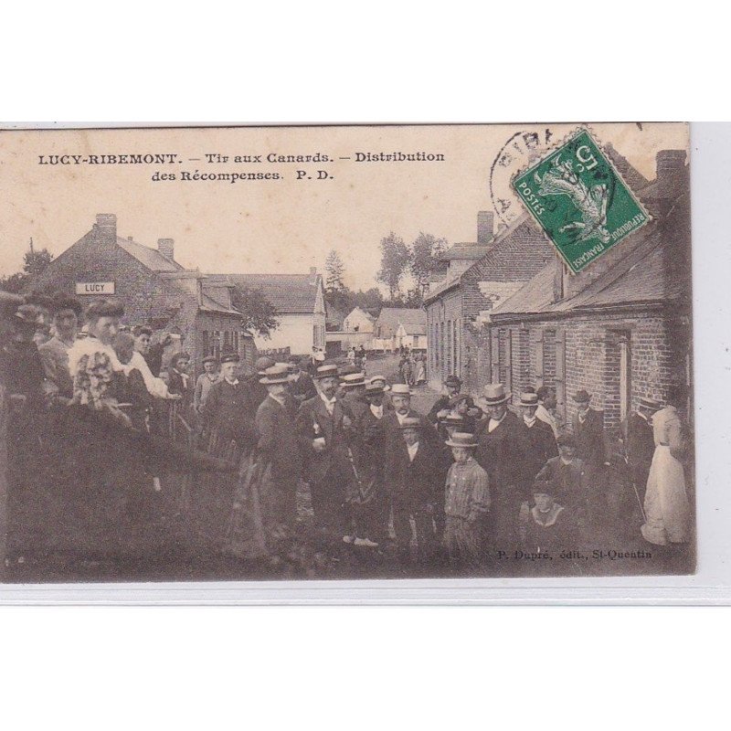 LUCY RIBEMONT : tir aux canards - distribution des récompenses - très bon état