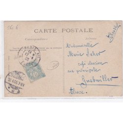 PARIS : carte photo du salon de coiffure FLAMERY au 8 rue de Charenton Paris 12ème - très bon état