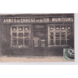 PARIS 10ème : magasin GRASSET - armes de chasse et de tir (armurerie) - très bon état