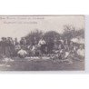 Carte photo : les Biards - chasse au blaireau - le déjeuner des chasseurs - très bon état