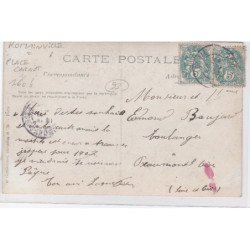 ROMAINVILLE : carte photo du restaurant PORTIE (place Carnot) - très bon état