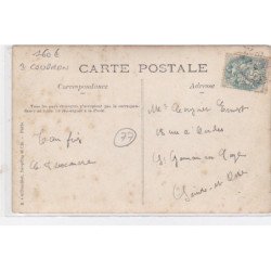 Environs de COUBRON : carte photo de la boucherie BACHELARD - très bon état