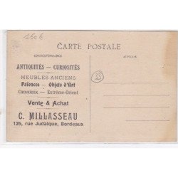 BORDEAUX : magasin d'antiquités MILLASSEAU au 125 rue Judaïque - très bon état