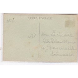 GOUVILLE LINVERVILLE : la gare (chemin de fer) - très bon état (timbre décollé au dos ?)