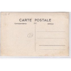 BLETTERANS : carte photo du café du champ de foire (chaux lourde et grasse) - très bon état