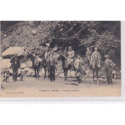 Chasse à l'isard - bêtes abbatues (éditeur Couget à Cauteret) - très bon état