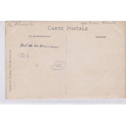 LA BRACONNE : carte photo d'une scène de chasse - très bon état