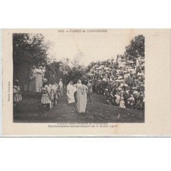 Forêt de COMPIEGNE : théâtre Gallo-Romain de CHAMPLIEU - une représentation en 1906 - très bon état