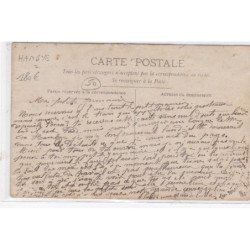HAMBYE : carte photo du restaurant PACARY - bon état (petits trous)