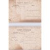 DROME : lot de 2 cartes photos de scènes de chasse (photo CHARVAT à GRAND SERRE)- bon état