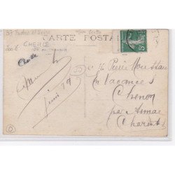 CHEILLE : carte photo d'un retour de chasse - très bon état