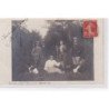 CHANTEMERLE : carte photo d'une partie de chasse en 1907 - très bon état