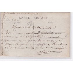 Chateau d'ILLOUD : carte photo d'un retour de chasse en septembre 1910 - bon état (un coin plié)